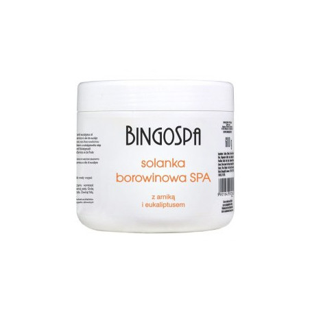 BINGOSPA Solanka borowinowa z arniką i eukaliptusem 600g  