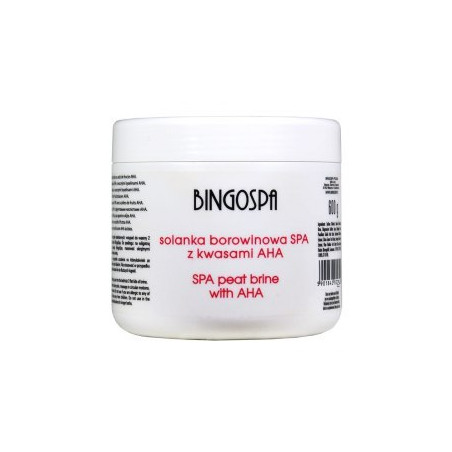 BINGOSPA Solanka borowinowa z kwasami AHA 550g 