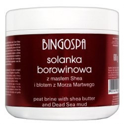 BINGOSPA Solanka borowinowa z masłem shea i błotem z Morza Martwego 600g