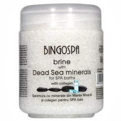 BINGOSPA Solanka z minerałami Morza Martwego z kolagenem transdermalnym 550g     