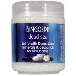 BINGOSPA Solanka z minerałami Morza Martwego z olejkiem cedrowym 550g