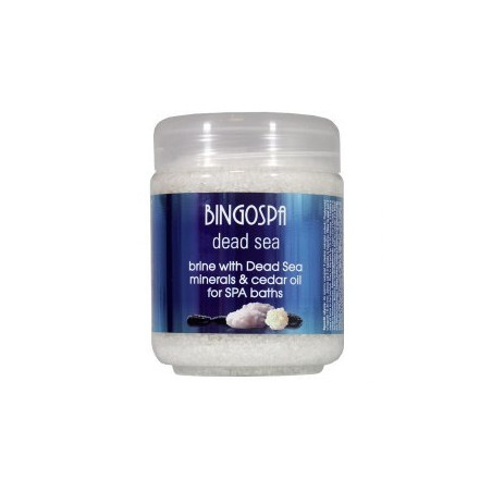 BINGOSPA Solanka z minerałami Morza Martwego z olejkiem cedrowym 550g