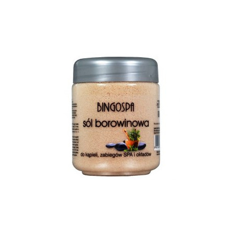 BINGOSPA Sól borowinowa do kąpieli, zabiegów SPA i okładów  600g    