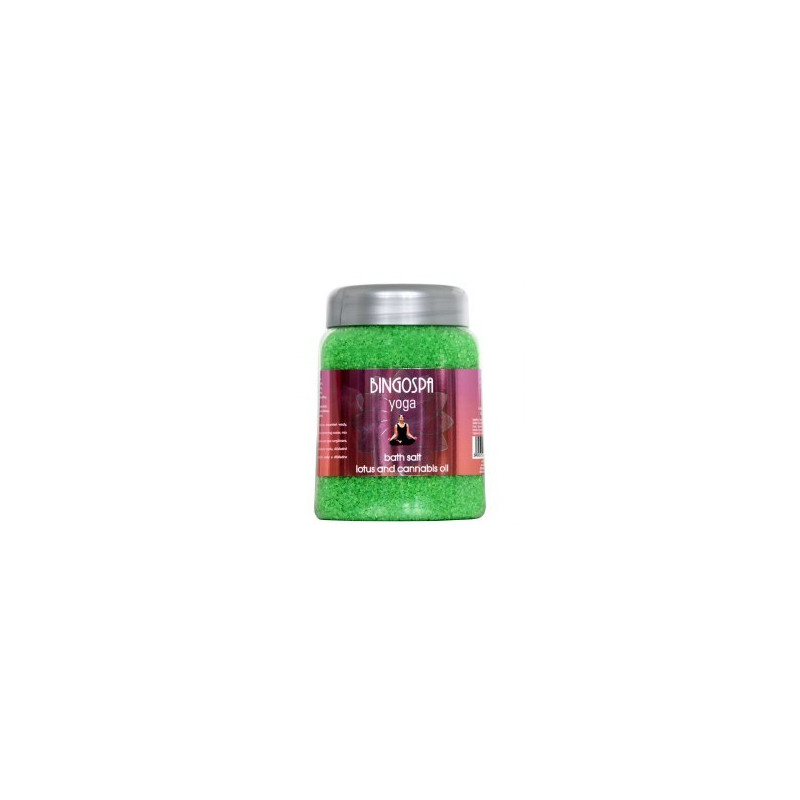 BINGOSPA Sól do kąpieli lotos i olej kanabis  850g 