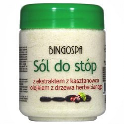 BINGOSPA Sól do stóp z ekstraktem z kasztanowca 550g