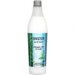 BINGOSPA SPA&BEAUTY Mleczko kolagenowe do kąpieli z biotyną i proteinami jedwabiu 400ml  
