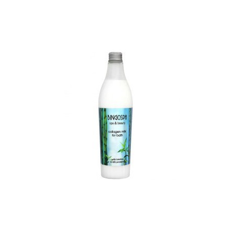 BINGOSPA SPA&BEAUTY Mleczko kolagenowe do kąpieli z biotyną i proteinami jedwabiu 400ml  