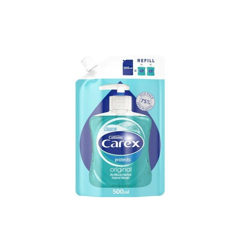 CAREX Antybakteryjne mydło w płynie Original, zapas - 500 ml    