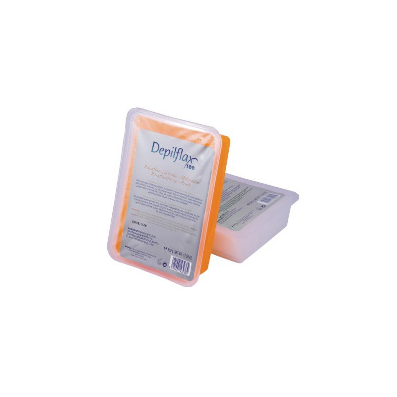 DEPILFLAX 100 PARAFINA POMARAŃCZA I BRZOSKWINIA 500 G