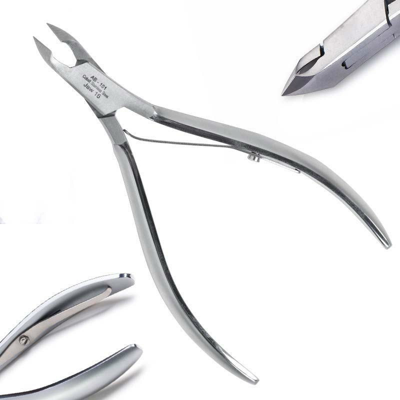  OMI PRO-LINE CĄŻKI AB-101 ACRYLIC NAIL NIPPERS JAW16/6MM BOX JOINT 