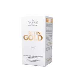 FARMONA RETIN GOLD Liftingujaco-rozświetlający krem pod oczy 50ml 
