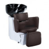  Myjnia fryzjerska LUIGI BR-3542 brąz Beauty System