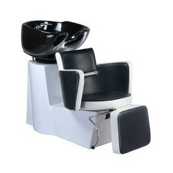  Myjnia fryzjerska LUIGI BR-3542 czarno-biała Beauty System