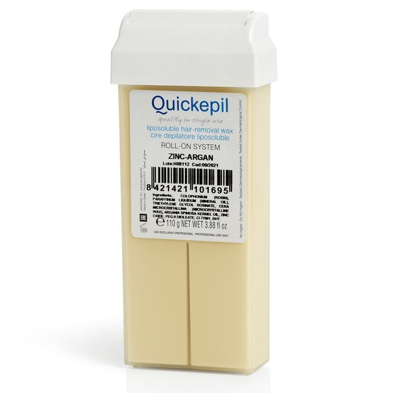  QUICKEPIL WOSK DO DEPILACJI ROLKA ZINK-ARGAN 110g Activ 