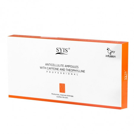  SYIS AMPUŁKI ANTYCELLULITOWE Z KOFEINĄ I TEOFILINĄ 10X10ML 