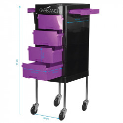 GABBIANO POMOCNIK FRYZJERSKI FT65-1 BLACK/PURPLE 