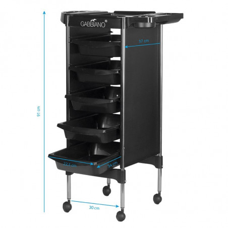 GABBIANO POMOCNIK FRYZJERSKI FX11-5 BLACK 