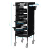 GABBIANO POMOCNIK FRYZJERSKI FX11F BLACK