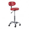  Taboret kosmetyczny z opar. BD-9934 czerwony Beauty System