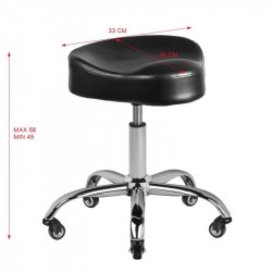 GABBIANO TABORET FRYZJERSKI A450 CZARNY