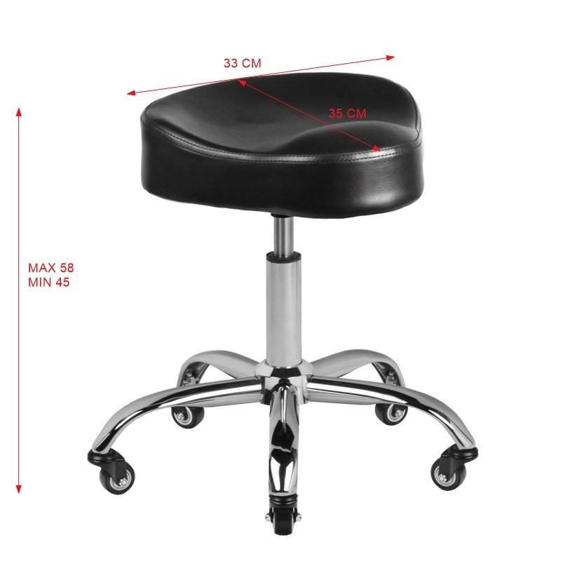 GABBIANO TABORET FRYZJERSKI A450 CZARNY