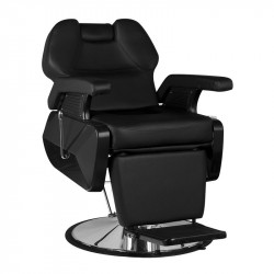 HAIR SYSTEM FOTEL BARBERSKI  YORK CZARNY 