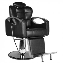 HAIR SYSTEM FOTEL BARBERSKI SM107 CZARNY