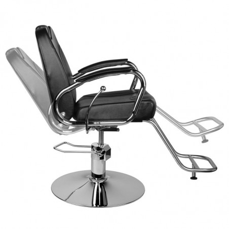 HAIR SYSTEM FOTEL FRYZJERSKI BARBERSKI HS44 CZARNY