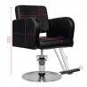 HAIR SYSTEM FOTEL FRYZJERSKI HS92 CZARNY