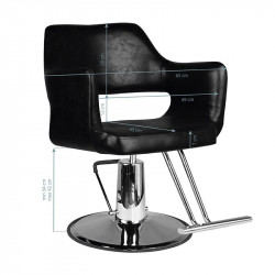 HAIR SYSTEM FOTEL FRYZJERSKI SM339 CZARNY