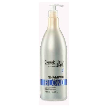 ! STAPIZ SZAMPON SLEEK LINE BLOND Z JEDWABIEM 1L        