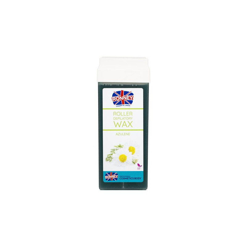 RONNEY - Wosk do depilacji - azulenowy 100 ml