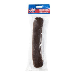 RONNEY Professional Hair Bun With Rubber 059 - Wypełniacz Koka Podłużny z Gumką (brązowy) 230 mm RA 00059     