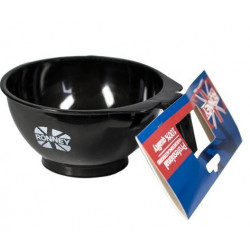 RONNEY Professional Hairdressing Accessories - Tinting bowl with rubber - Miska do farby z gumą CZARNA 450 ML (RA 00167)  PRO 