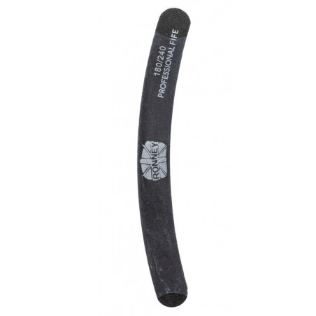 RONNEY Professional PREMIUM Nailfile -PILNIK 180/240 CZARNY BANAN   
