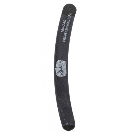 RONNEY Professional PREMIUM Nailfile -PILNIK 180/240 CZARNY BANAN      