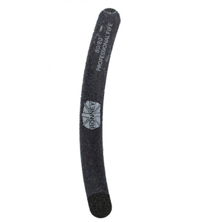 RONNEY Professional PREMIUM Nailfile -PILNIK 80/80 CZARNY BANAN jest-ponad0szt,zmieniam-na0:2021-04-05