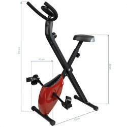 ROWER TRENINGOWY X-BIKE SKŁADANY CZERWONY