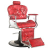 Activ GABBIANO FOTEL BARBERSKI PREMIER CZERWONY 