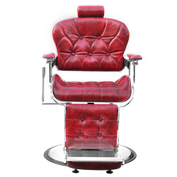 Activ GABBIANO FOTEL BARBERSKI PREMIER CZERWONY 