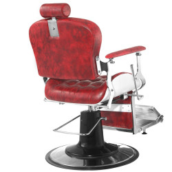 Activ GABBIANO FOTEL BARBERSKI PREMIER CZERWONY 