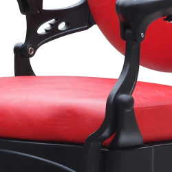 Activ GABBIANO FOTEL BARBERSKI PRESIDENT CZERWONY 