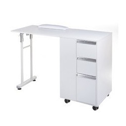 Stolik do manicure składany BD-3802 BIAŁY 
