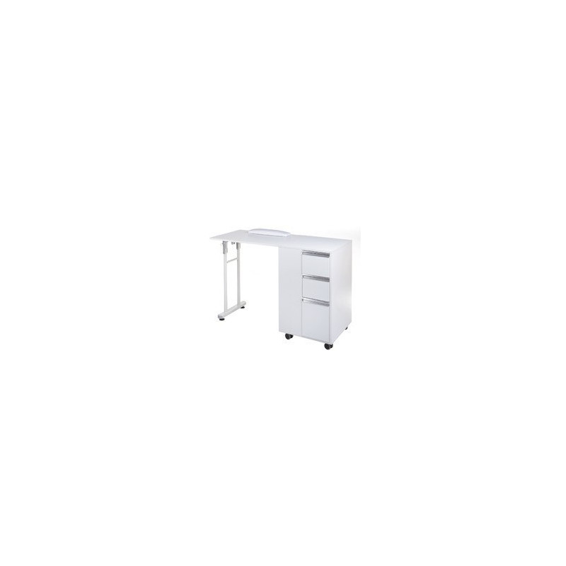 Stolik do manicure składany BD-3802 BIAŁY  