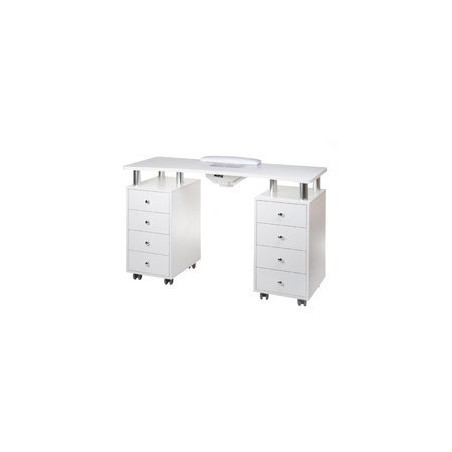 Stolik do manicure z pochłaniaczem BD-3425+P BIAŁY  