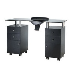 Stolik do manicure z pochłaniaczem BD-3453+P CZARN  