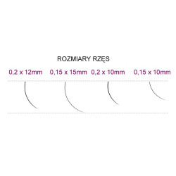 SYIS - RZĘSY J 0,15x 10mm 0.25g Activ