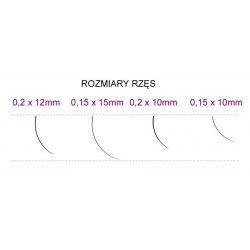 SYIS - RZĘSY J 0,15x 15mm 0,25g Activ