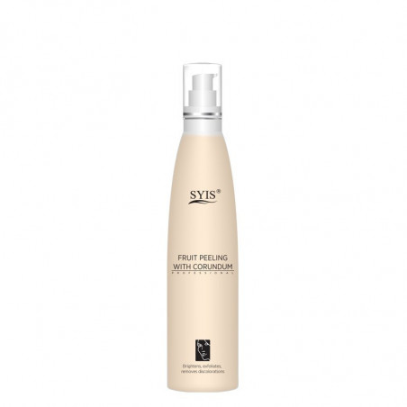 SYIS OWOCOWY PEELING Z KORUNDEM I KRYSTALICZNYM ZŁOTEM 200ML