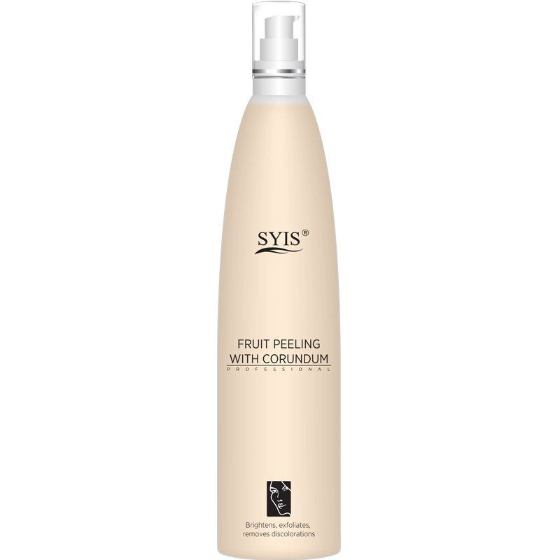 SYIS OWOCOWY PEELING Z KORUNDEM I KRYSTALICZNYM ZŁOTEM 500ML